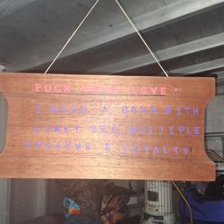 Handmade Sign 
