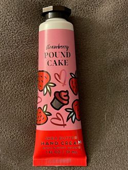 Strawberry Pound Cake Hand Cream 1Fl Oz Bath & Body Works New