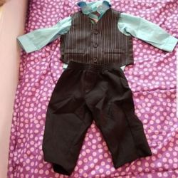Boys 3-6months Suit Set 4 Piece