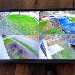 4 CAMARAS D SEGURIDAD-SURVEILLANCE SYSTEMS🔥SPECIAL DEAL🔥 