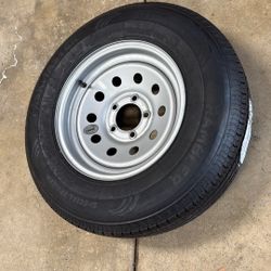 Taskmaster ST205/75R14 TIRE and Vesper Wheel Brand New