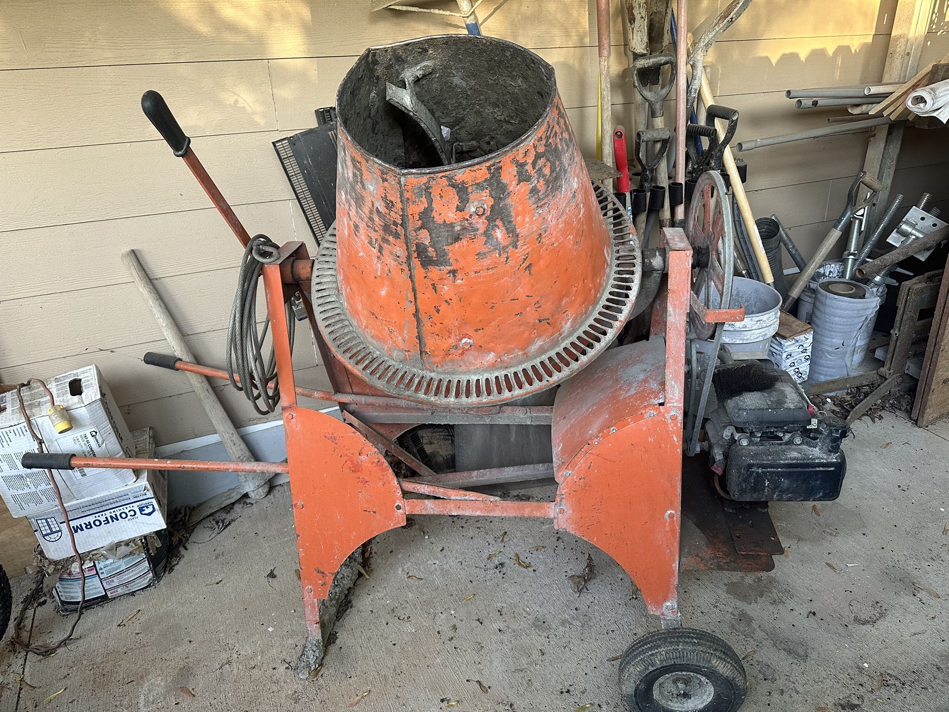 Honda Engine Cement Mix