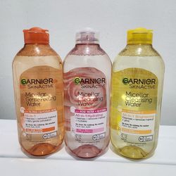 $12 for all. Garnier Micellar Cleansing Water. HABLO ESPAÑOL.