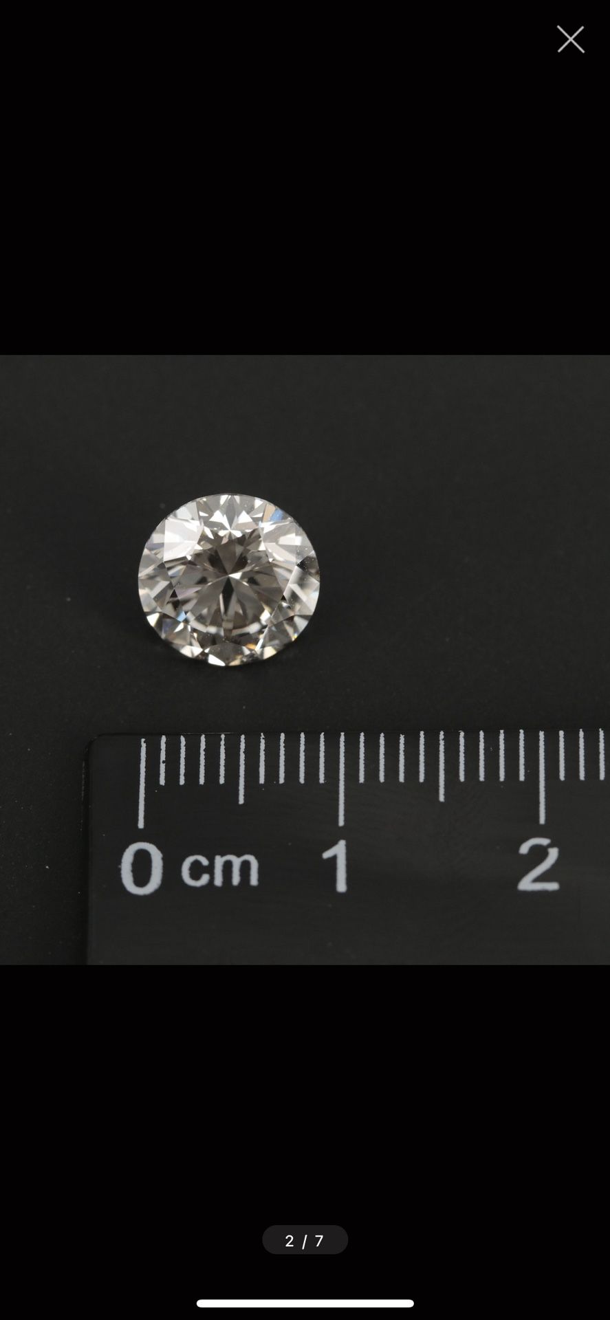 3.02 CT Lab Grown Round Brilliant Cut Diamond