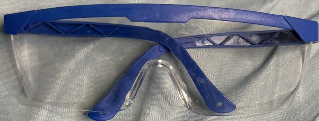 Two Standard Clear Polycarbonate Safety Glasses Set