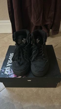 Supra High-Top Sneakers All Black