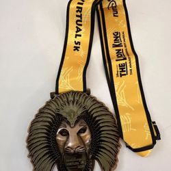 DISNEY Run Running THE LION KING Race 2021 Medal Marathon 5K Virtual