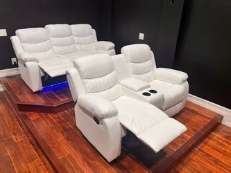 Recliner Sofa Set / Juego de Sofas Reclinables 