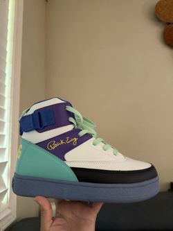 Patrick Ewing shoes size 5 youth 33 Orion strap white multi