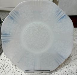 Vtg 1930s MacBeth Evans American Sweetheart Monax 12" Chop Plate Serving Platter