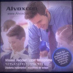 3 Alvoxcon Wireless Headset / Lapel Microphone