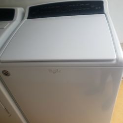  Whirlpool Cabrio top-load washer and front-load electric Set
