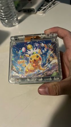 Custom Pikachu Themed Gameboy Advance SP