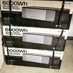 EcoFlow Delta Pro Ultra Smart Extra Battery 6000Wh New | Expandable Home Backup Power $2400 each