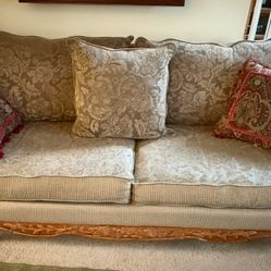 Elegant Matching Sofa And Loveseat Set