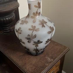 Vintage art glass base $25