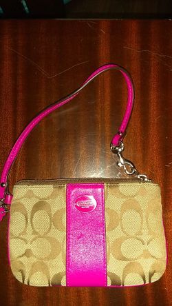Wristlet Coach purse