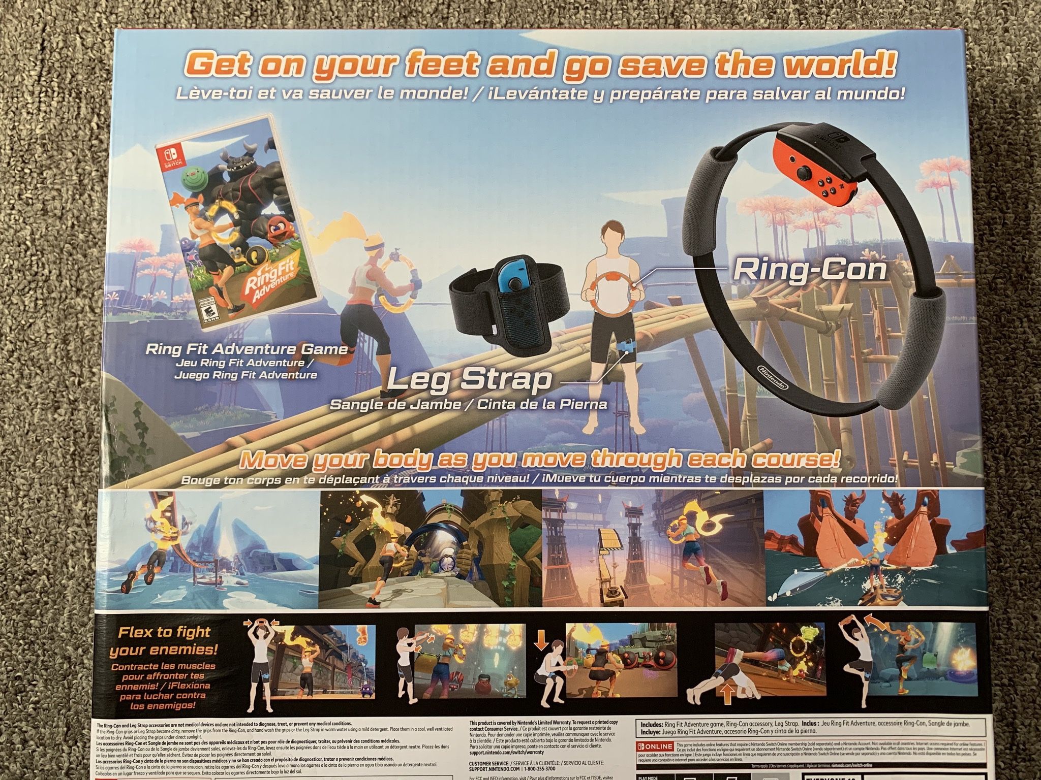 New Ring Fit Adventure for Nintendo Switch