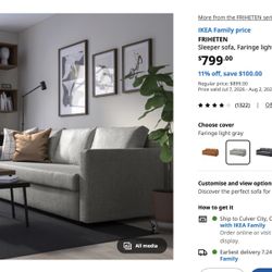 IKEA SLEEPER SOFA