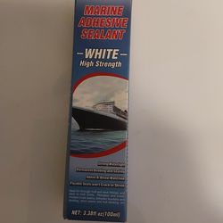 3.38fl marine adhesive sealant white high strength (45)