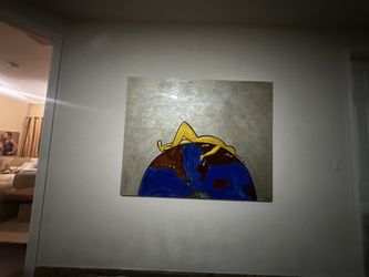 Original Art Work And one Of A Kind Oil By Angelica Velez