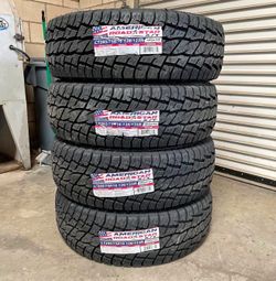 ‼️📲Lt285/75/16 América all-terrain tires new installed and balanced
