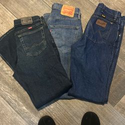 Boys /young Men’s Jeans Blue Jean 