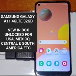 SAMSUNG GALAXY A11 4GLTE 32GB ANDROID NEW IN BOX UNLOCKED FOR T-MOBILE METRO TELCEL MEXICO TIGO CLARO MOVISTAR BELIZE AFRICA A03S A10e A20 A12 A01 A02