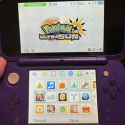 Nintendo 3DS XL With 2 Pokemon Games