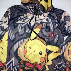 Pokemon, Pikachu BOOM Pullover Hoodie, Youth Medium *BRAND NEW*