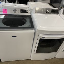Washer 5.2 Cu Ft And Dryer 7.5 Cu Ft Gas 