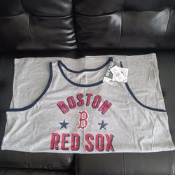 Boston Red Sox Men's Majestic Tank Top 3XLT Big And Tall 