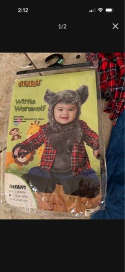 Halloween 🎃 costume  Wittle werewolf infant size.12-18 months