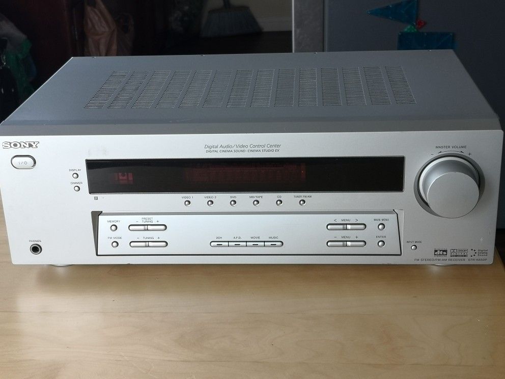 Sony STR-K650P - Fm Stereo/fm-am Receiver