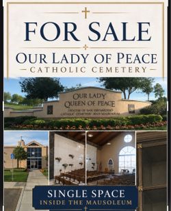 Cemetery spot for sale