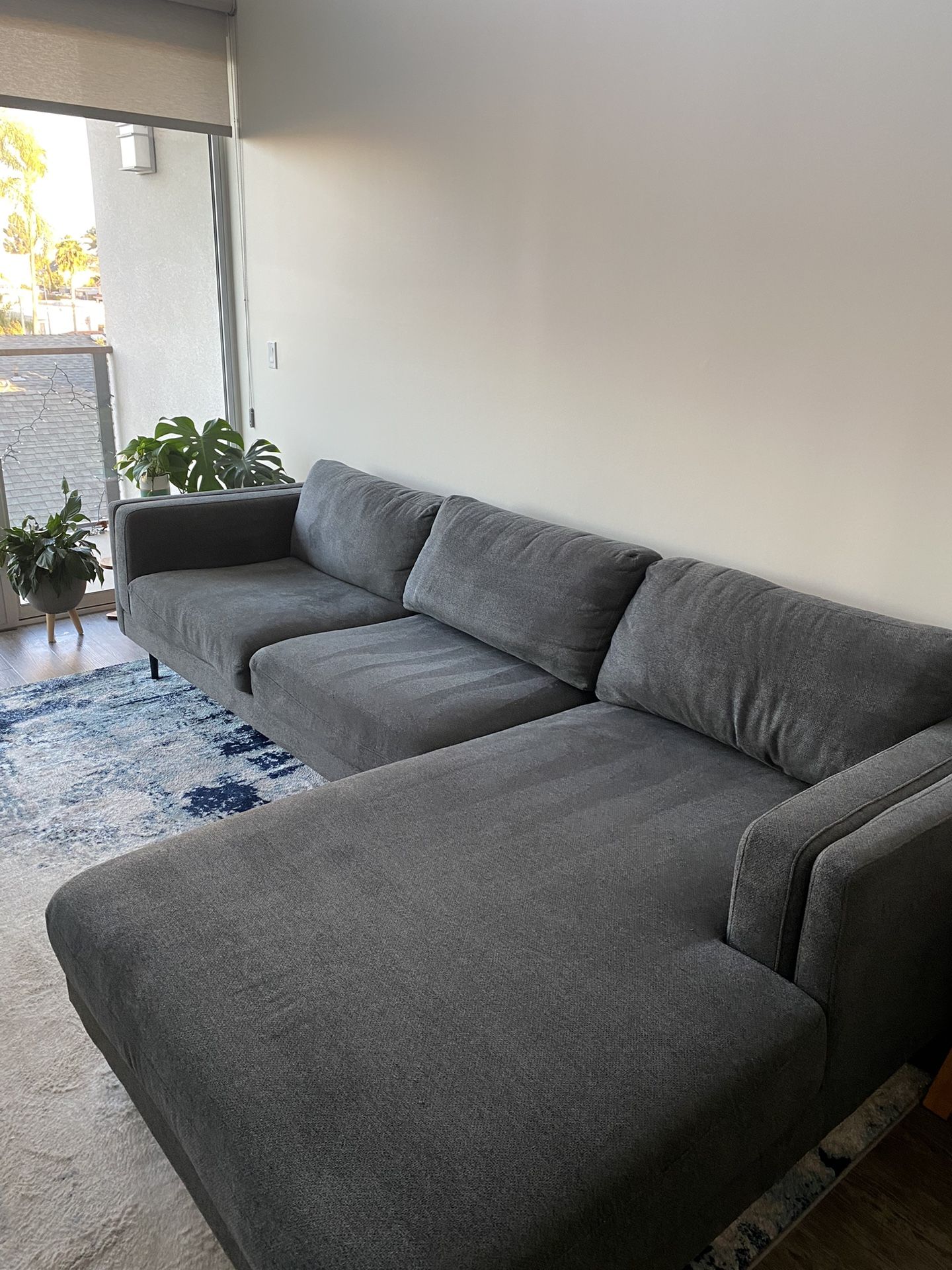 Grey 2 Piece Sectional