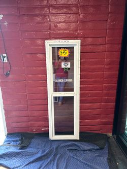 New vinyl window
