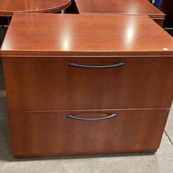 8 Cherry Office 2 Dr. Lateral File Cabinets! Only $50 Ea!!