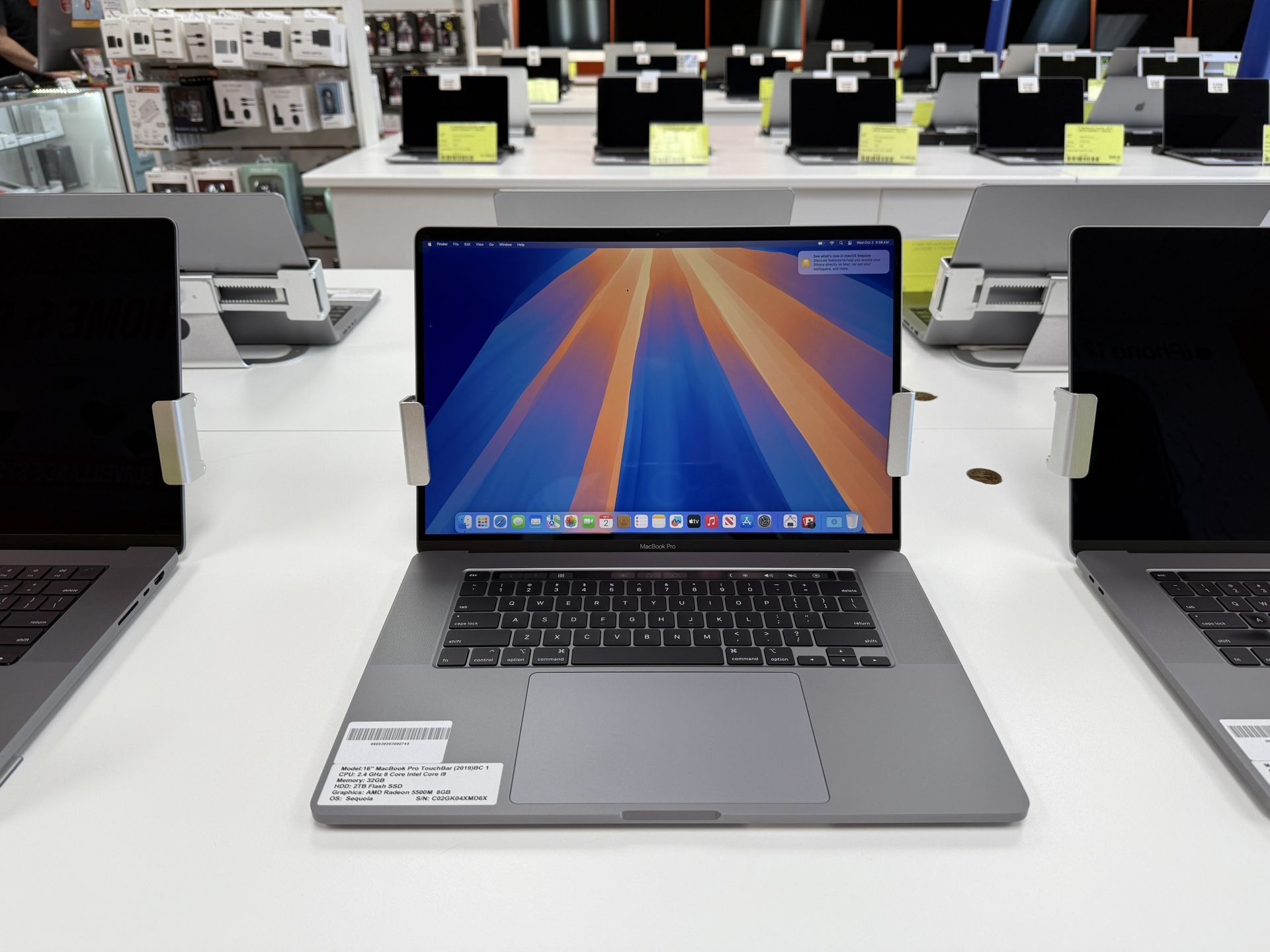 Macbook Pro 16 Inch 64GB RAM Core