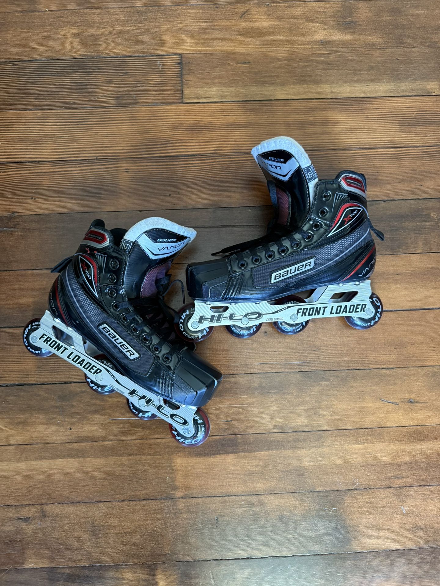 Bauer Vapor X700 Dynamic Flex Inline Hockey Rollerblades Size 7.5