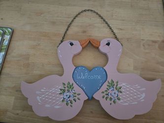 Wooden Welcome Sign