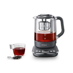 Joydeem Electric Kettle With Auto Lift Tea Infuser, 1.7L, Grey