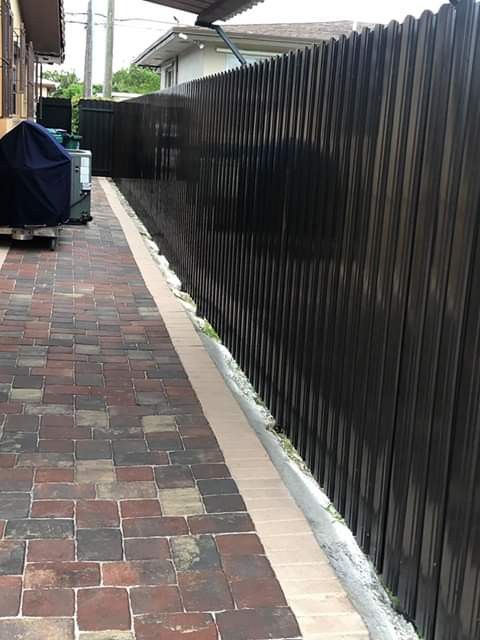 Aluminium fence