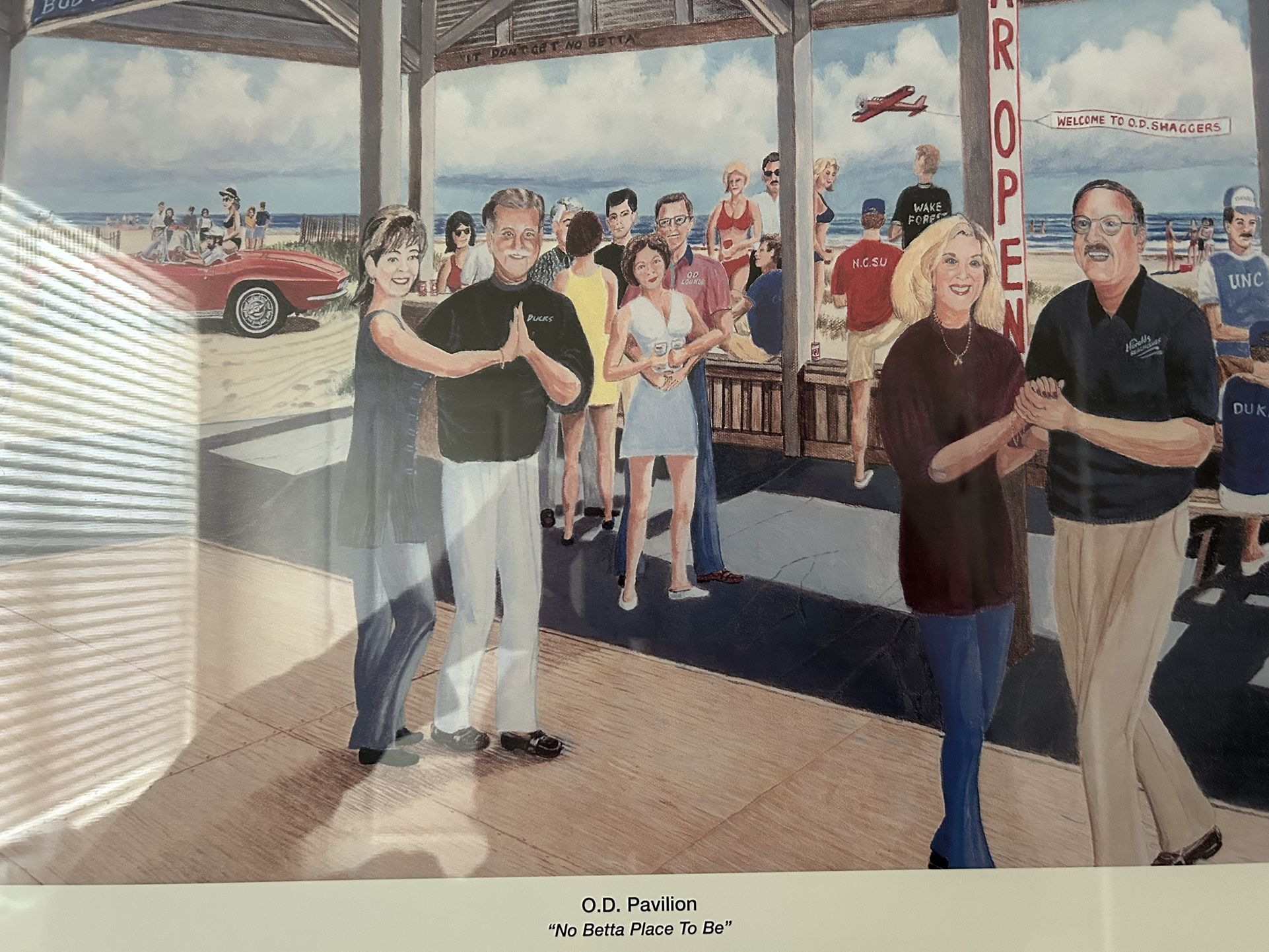 Original Hand Signed Print By Vic Gillispie “O.D Pavilion”