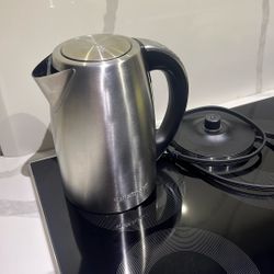 Electric Kettle Stainless Steel Cordless Hot Tea Coffee Stainless Steel 1.7-Ltr