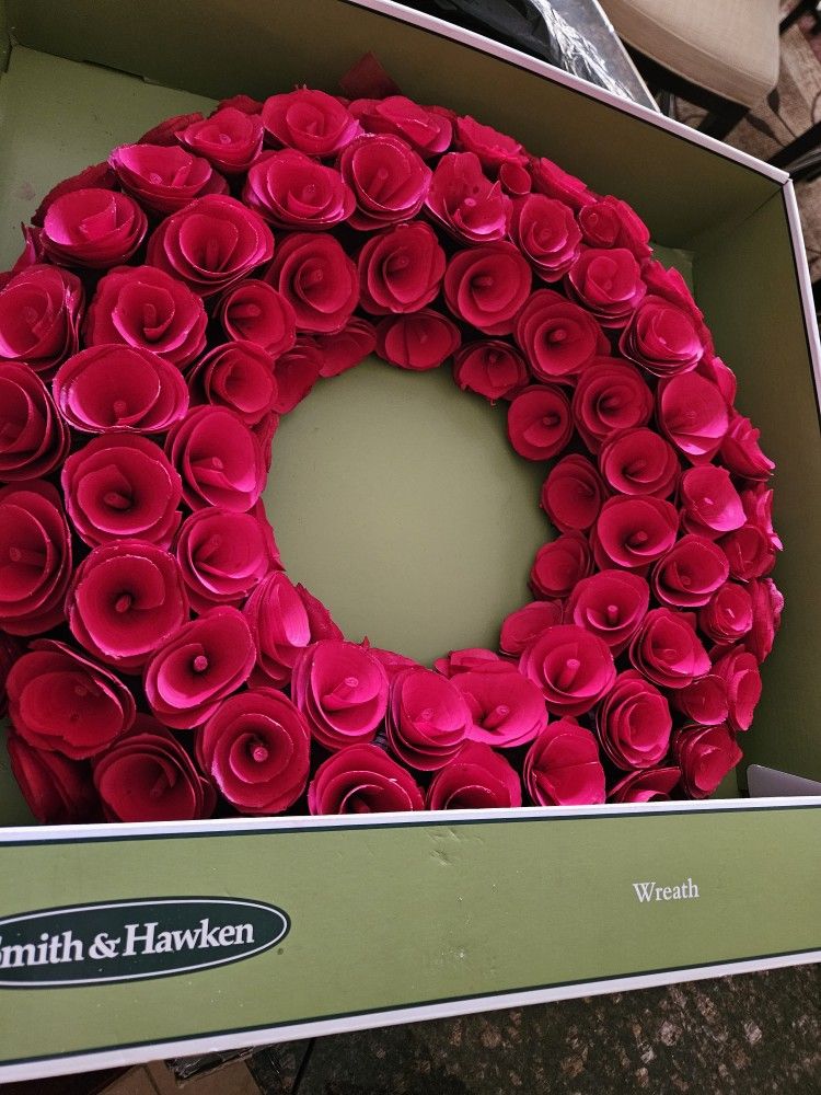 Smith And Hawken Red Wreath