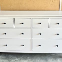 White IKEA Hemnes Dresser 
