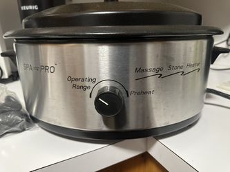 Spa Pro Massage Stone Heater w/ Stones