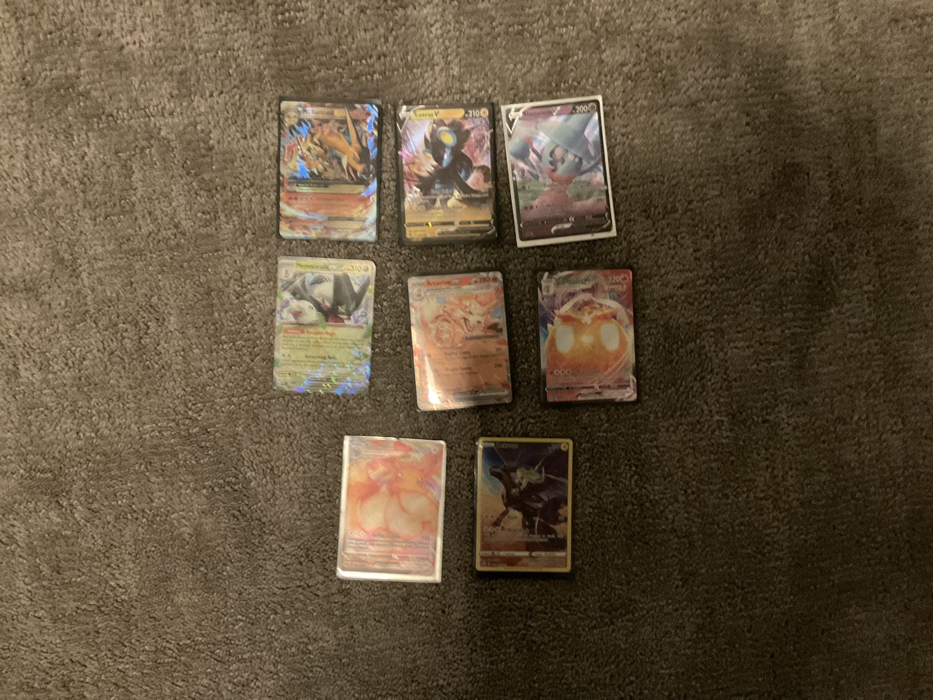 Rare Pokemon Cards(8 Pack)