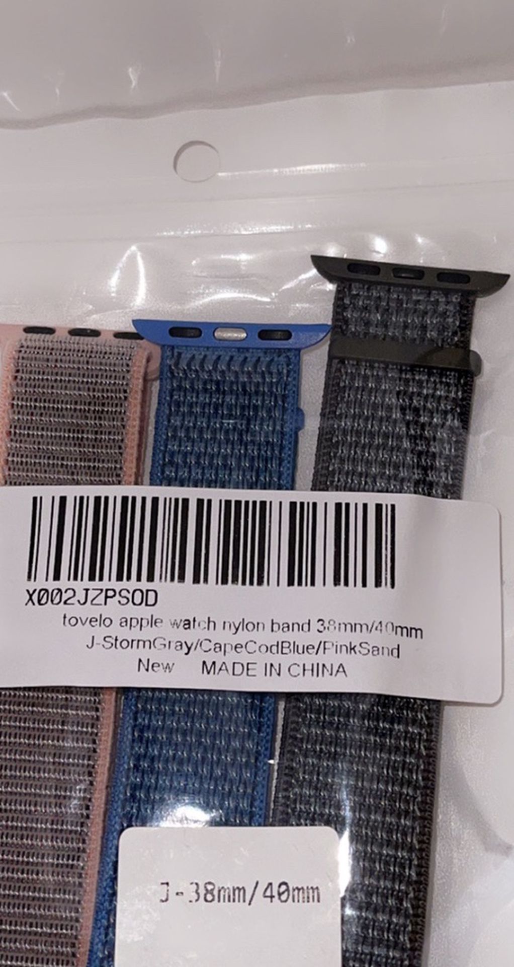 Brand New Velcro Bands For Apple Watch Pack Of 3 38/40 mm
